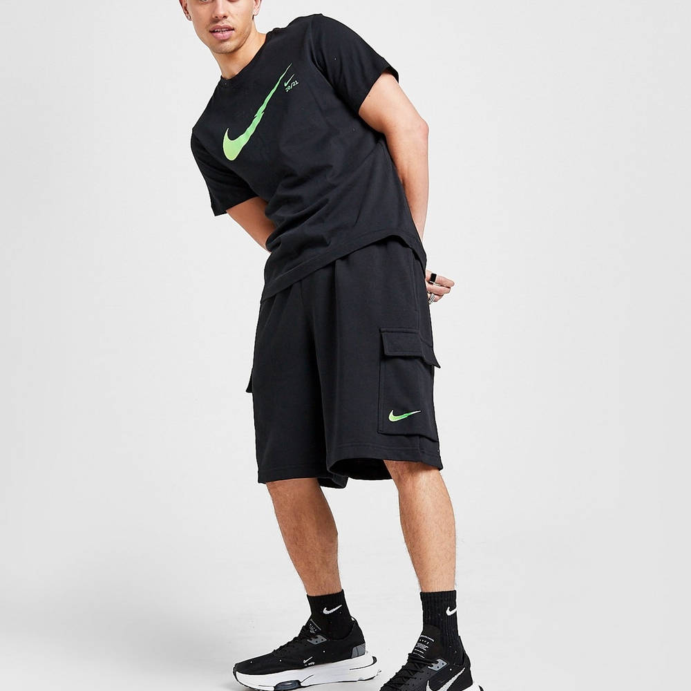 nike zig zag swoosh cargo shorts