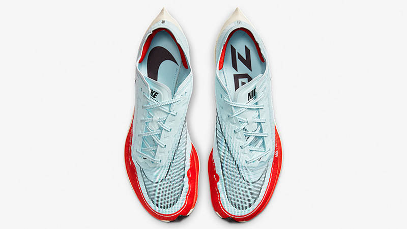 Nike ZoomX VaporFly NEXT% 2 Ice Blue CU4111-400 middle