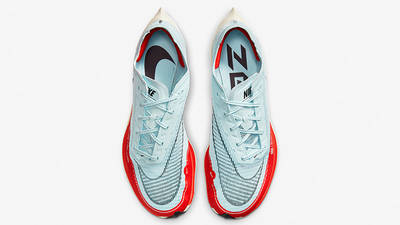 Nike ZoomX VaporFly NEXT% 2 Ice Blue CU4111-400 middle