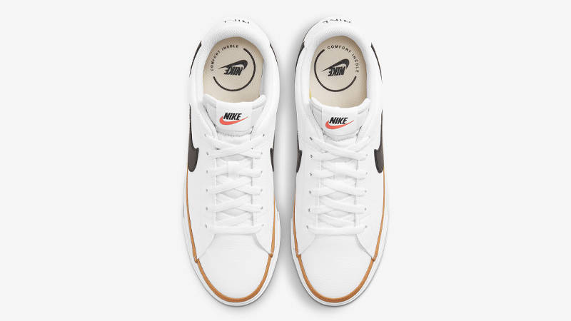 NikeCourt Legacy White Desert Ochre Middle