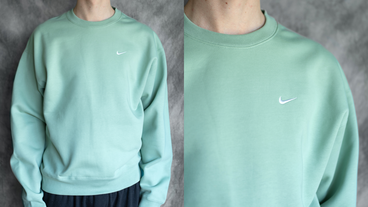 Have Your Fits Looking Minty Fresh This Summer With This Nikelab Fleece Crew Sweatshirt "Steam"