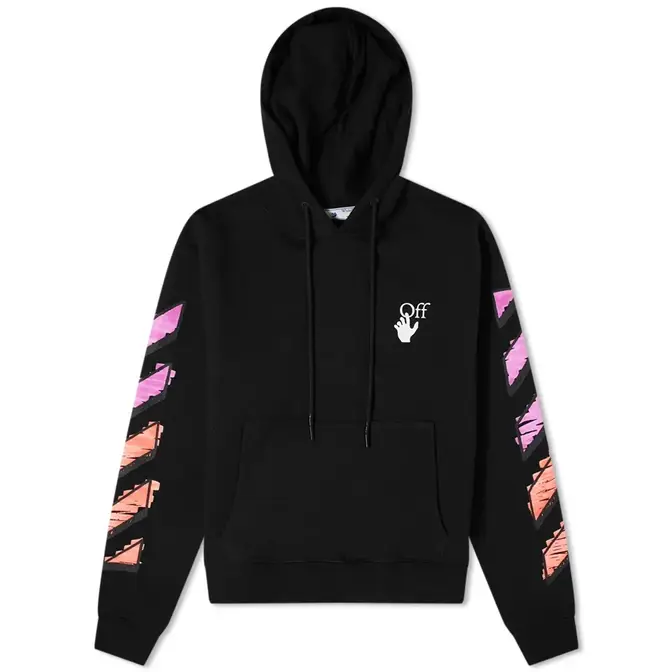 Off white colorful on sale hoodie