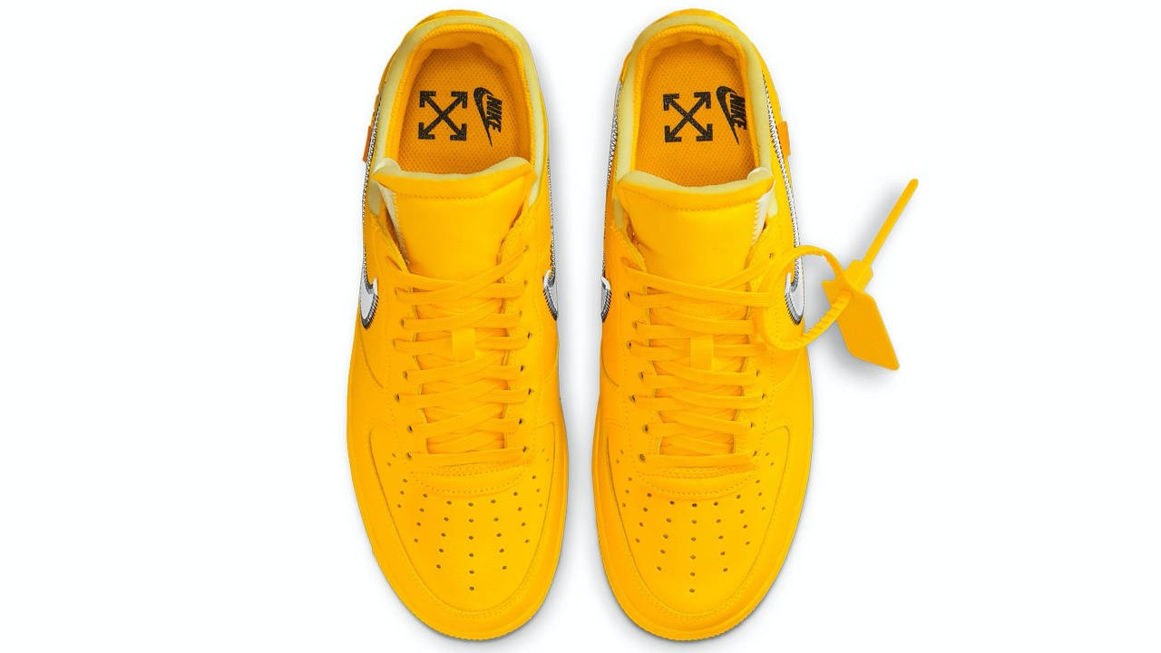 off white x nike university gold 4