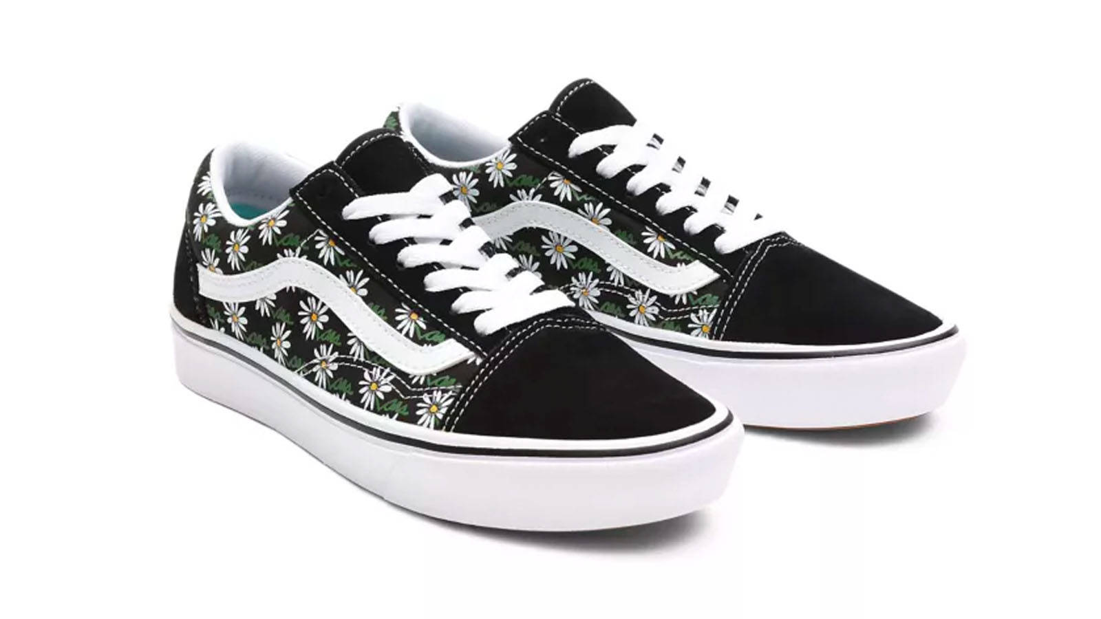 Old Skool Vans Floral Side