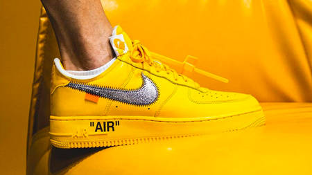 The Off-White x Nike Air Force 1 "University Gold" is Dropping This Month! The Off-White x Nike Air Force 1 "University Gold" is Dropping This Month!