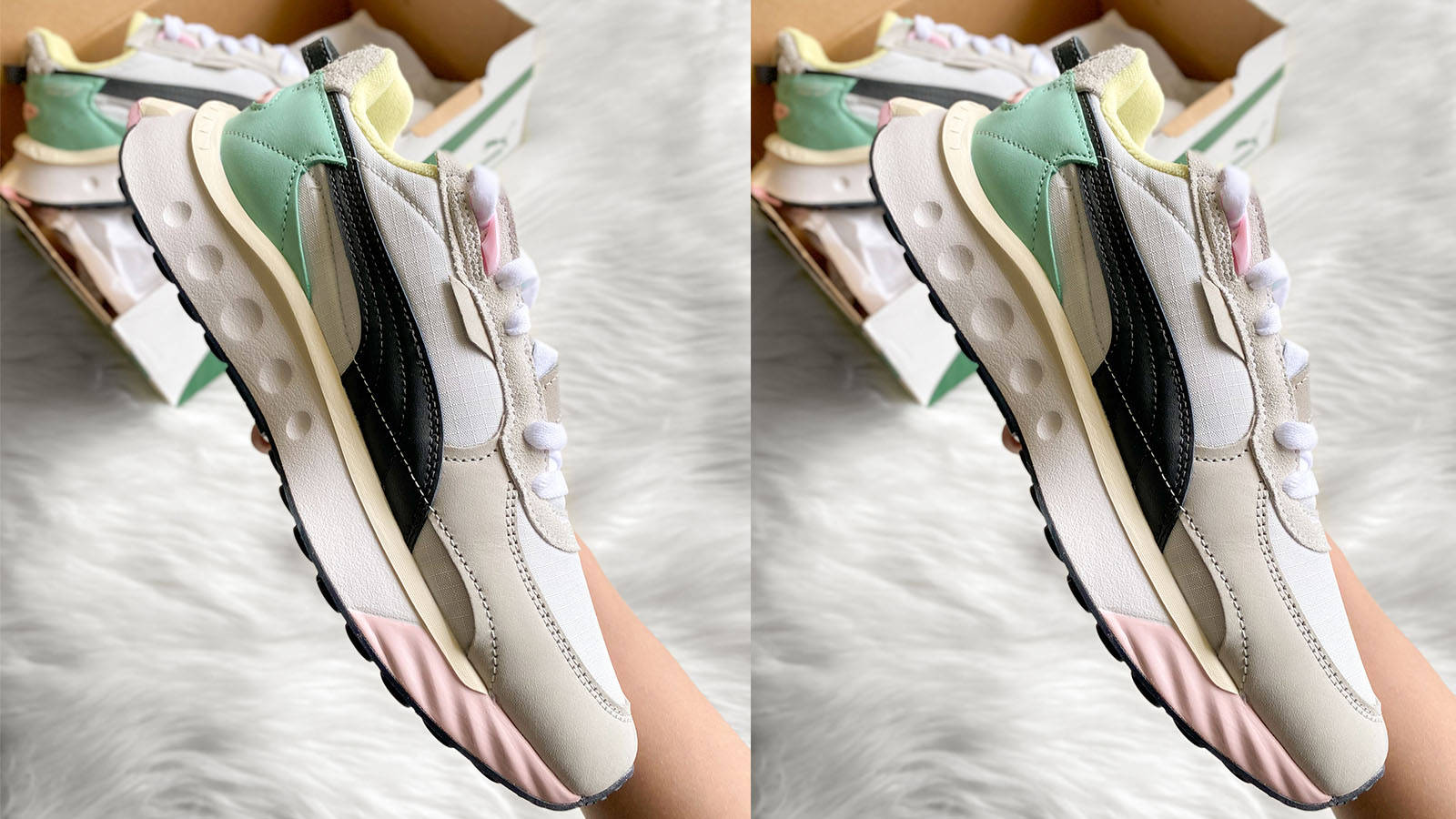 pastel puma rider in hand 2