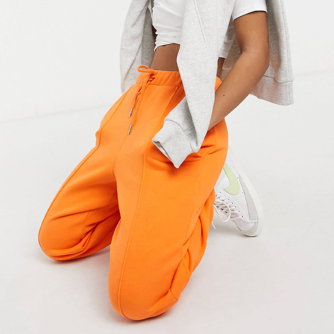 ASOS DESIGN Petite Oversized Jogger Orange