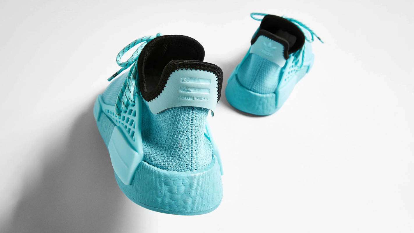 Pharrell x adidas NMD Hu Aqua Blue