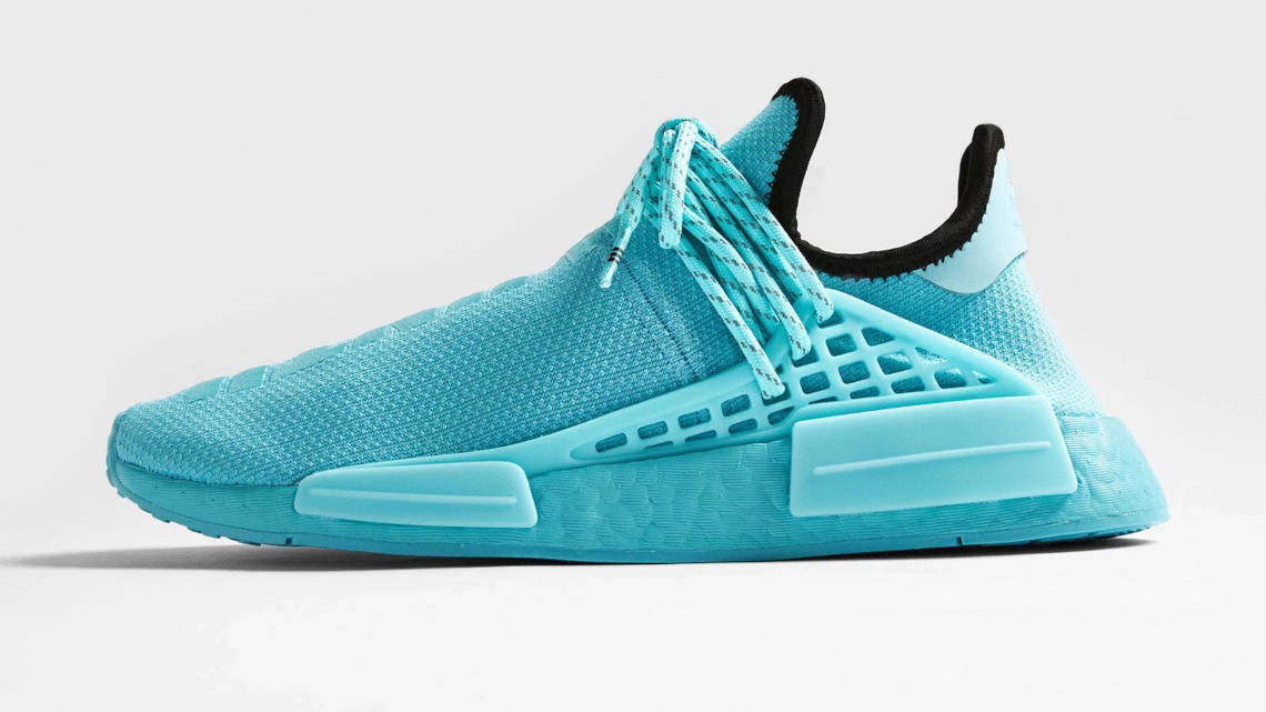 Pharrell x adidas NMD Hu Aqua Blue