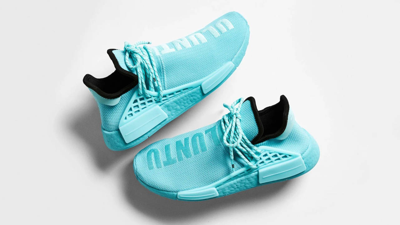 Pharrell x adidas NMD Hu Aqua Blue