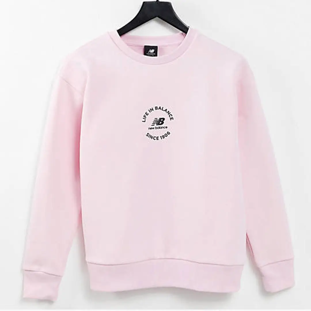 Pink new balance sweatshirt