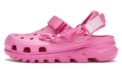 pink post malone crocs