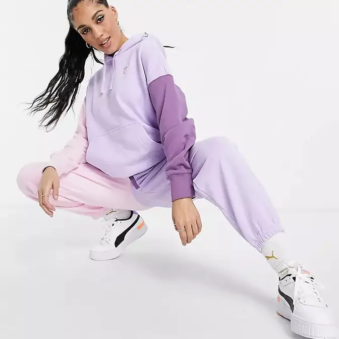 Puma purple online joggers