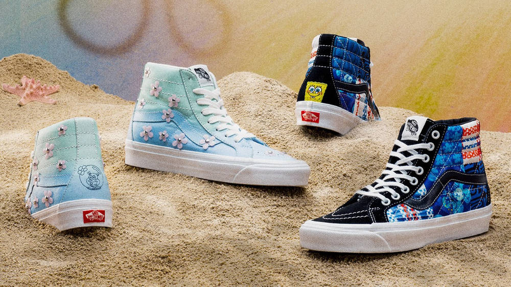 Image via Vans Sandy Liang x Spongebob x Vans Sk8-Hi 38 DX