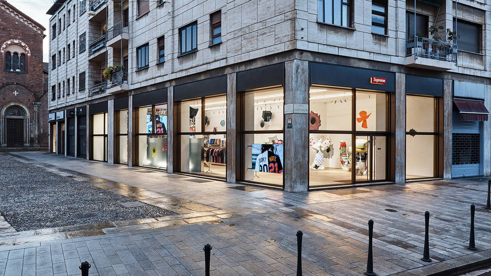 Image via Supreme Supreme Milan Opens Its Doors for the First Time