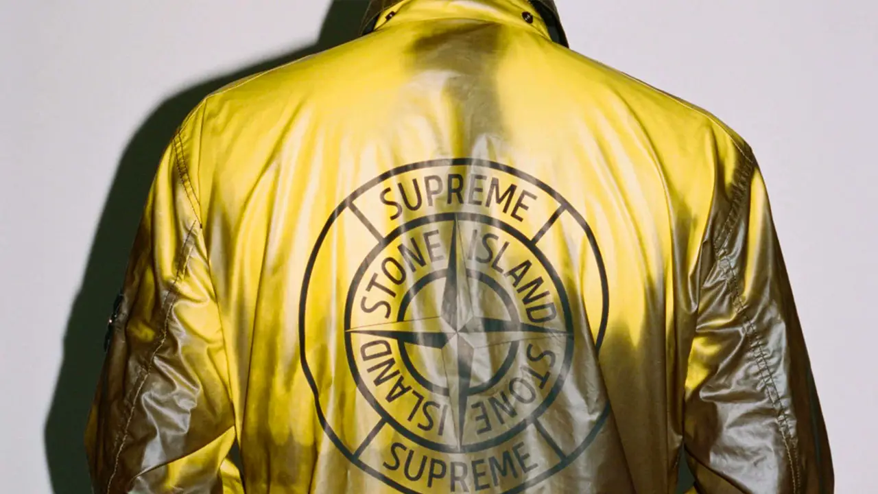 stone island's thermal-reactive ice jacket slowly changes its