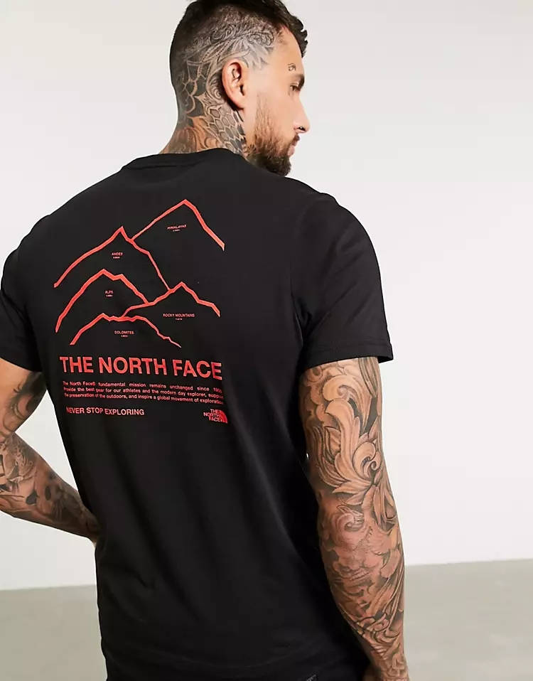 The North Face Peaks T-Shirt Black