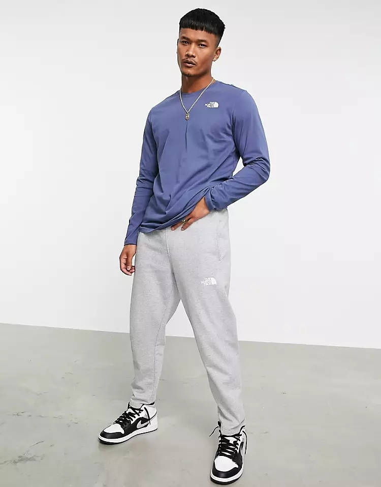 The North Face Red Box Long Sleeve T-Shirt Vintage Indigo Full