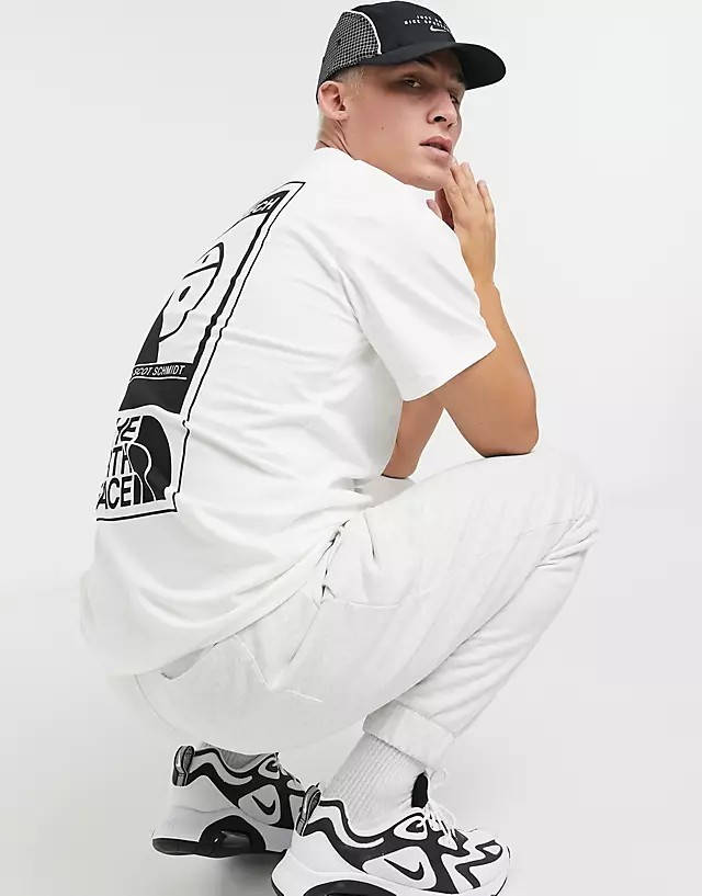 The North Face Steep Tech Logo T-Shirt White Full