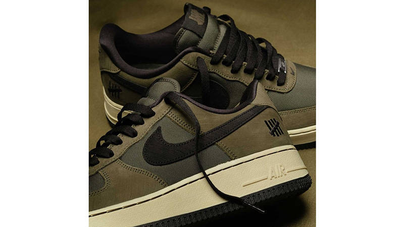 Undefeated x Nike Air Force 1 Ballistic side