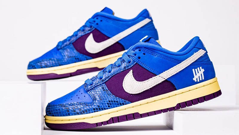 Undefeated x Nike Dunk Low Blue Purple | Raffles & Where To Buy 
