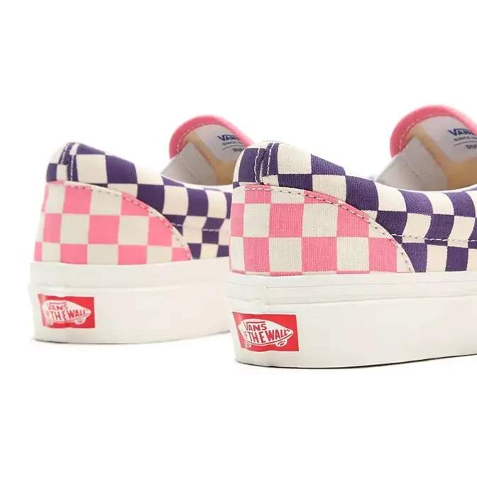 Rose pink checkered clearance vans