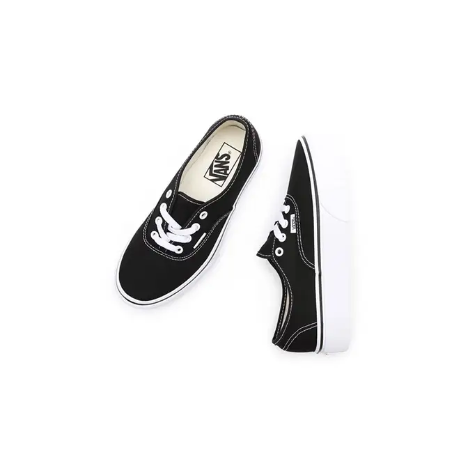 Vans authentic platform on sale black