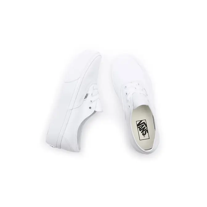 Vans authentic clearance platform white