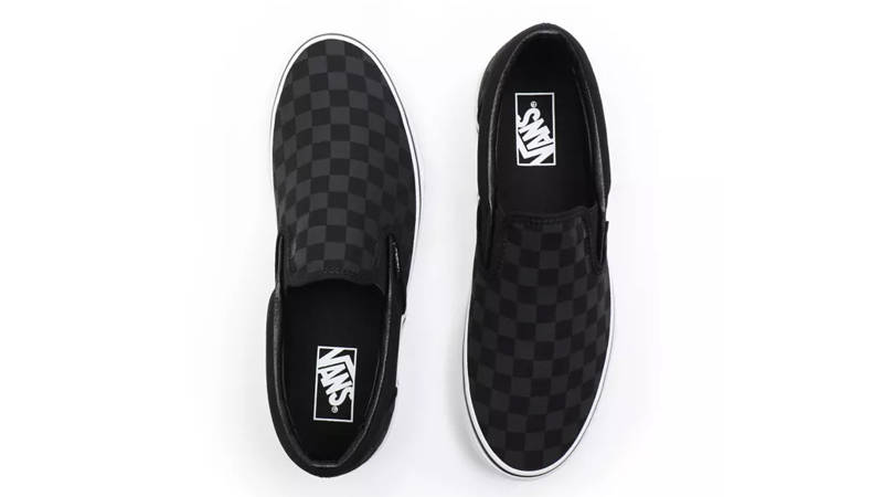 Vans Classic Slip-On Checkerboard Black Middle