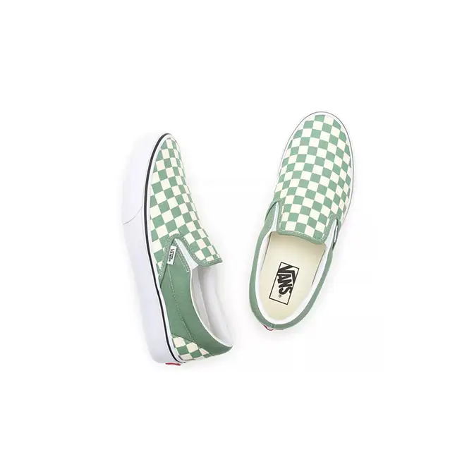 Vans Classic Slip-On Checkerboard Shale | Where To Buy | VN0A33TB43B ...
