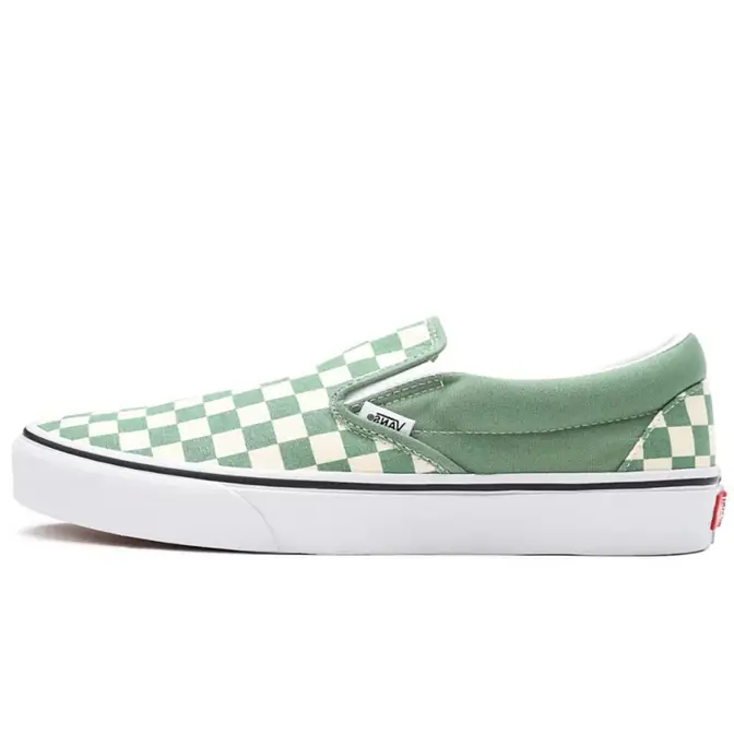 Vans Classic Slip-On Checkerboard Shale | Where To Buy | VN0A33TB43B ...