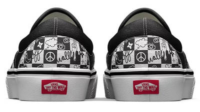 vans doodle checkerboard