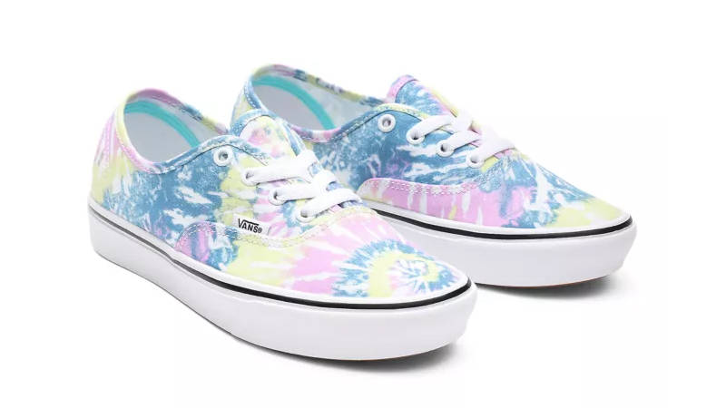 Vans ComfyCush Tie Dye Orchid True White