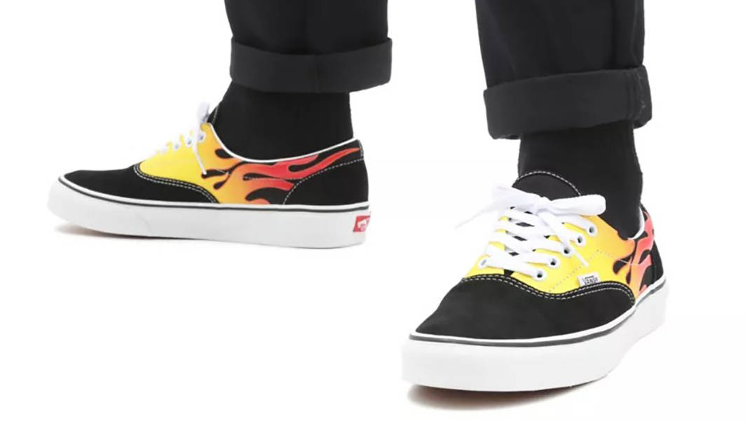 Flame vans on clearance foot