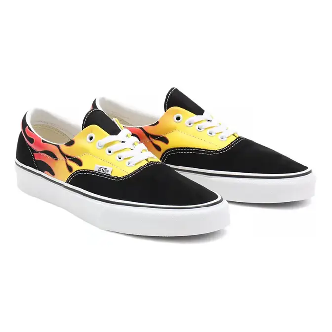 Vans with flames store on the side