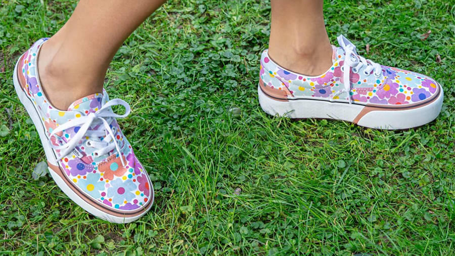 vans shoes uv flowers