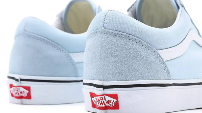 Vans old skool hot sale baby blue true white