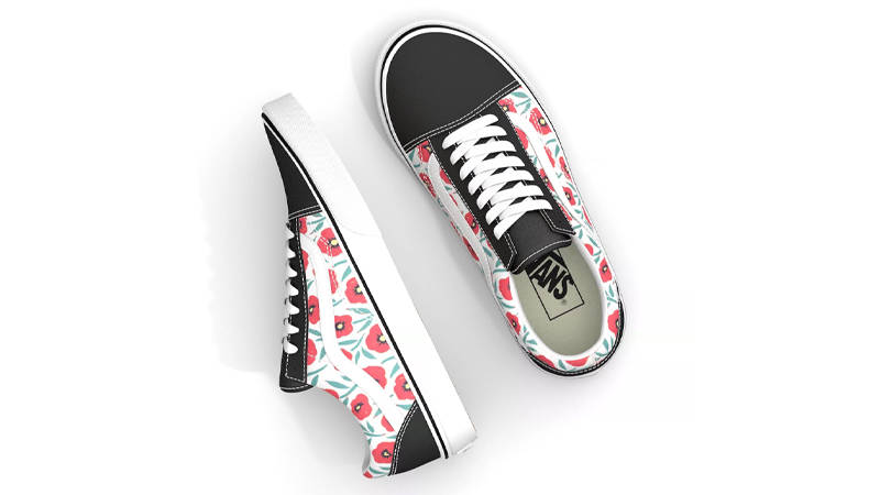 Vans Old Skool Flowers Black