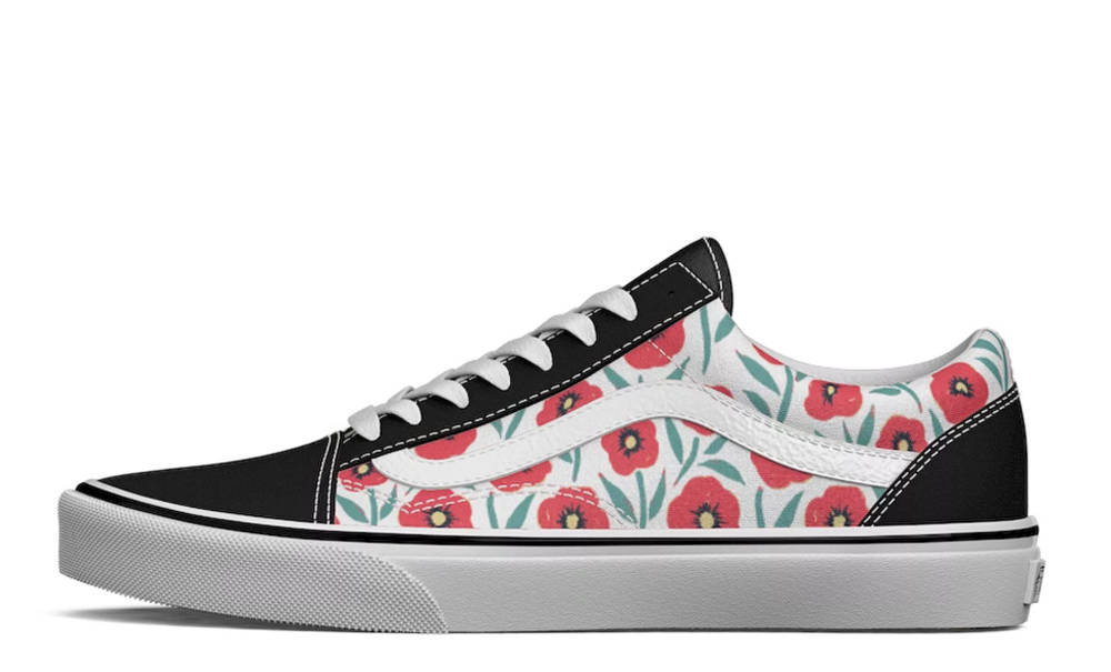 Vans floral clearance garden