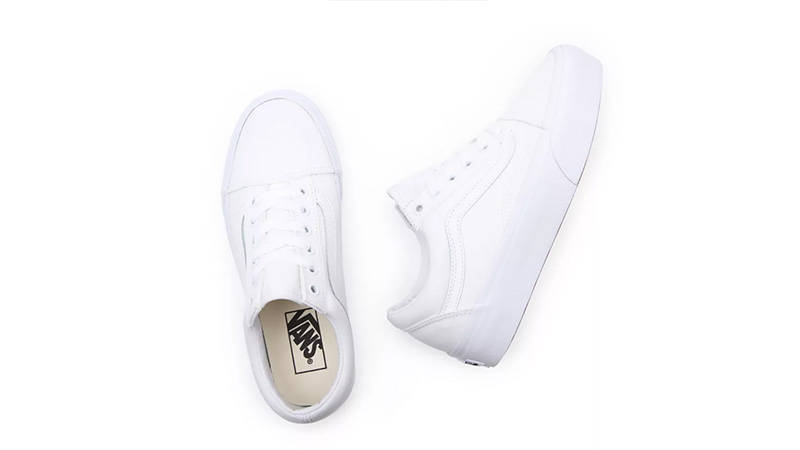 Vans Old Skool Platform Triple White VN0A3B3UW00 middle