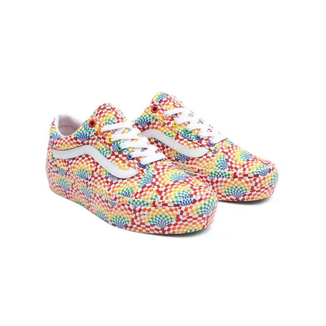 Vans old skool hot sale rainbow pride