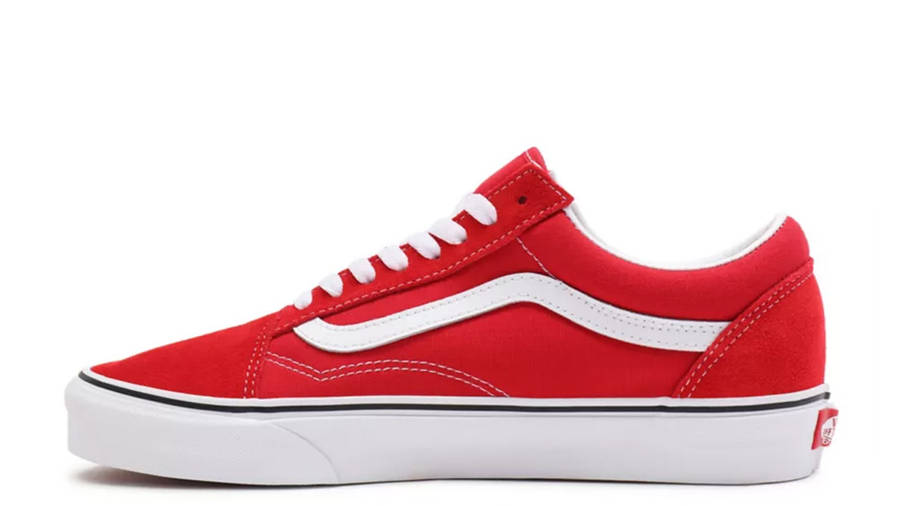 red suede platform vans