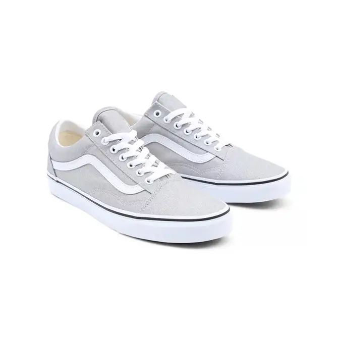 Silver vans clearance old skool