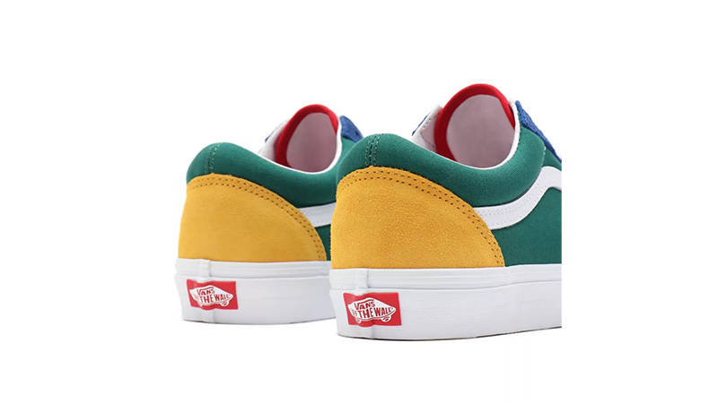 Vans blue hot sale and green