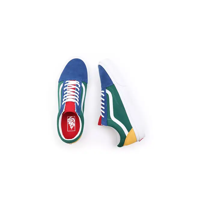 Colorful vans old hot sale skool yacht club