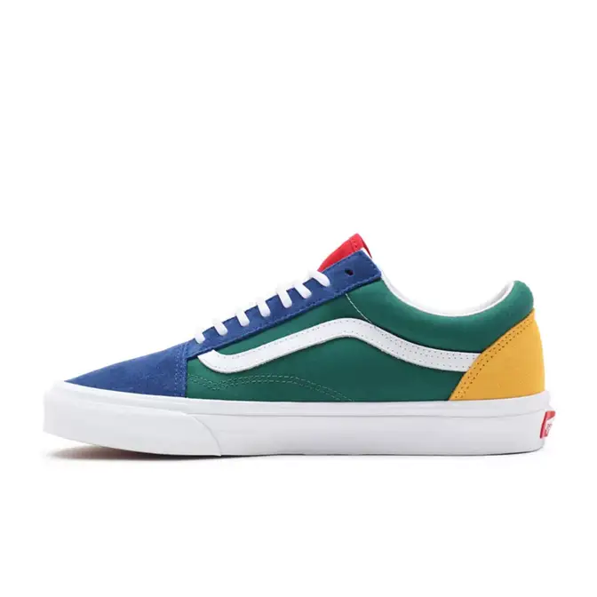 Vans old sale skool blue green