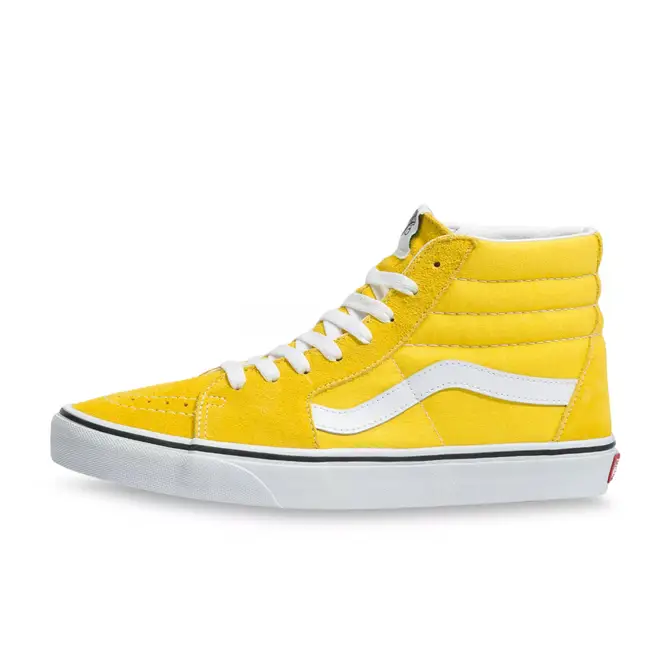 Vans yellow hot sale high tops