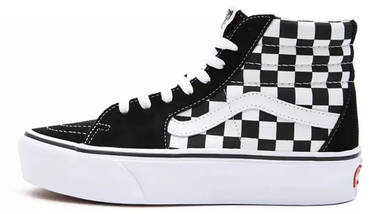 Vans Sk8-Hi Platform Checkerboard Black White