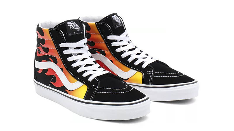Vans Sk8-Hi Reissue Flame Black VN0A2XSBPHN Side