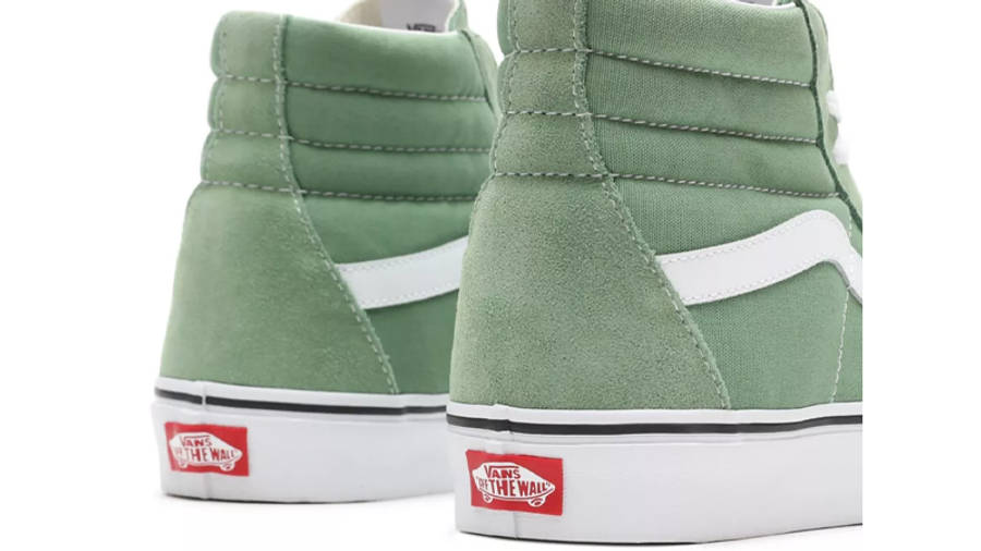 green vans high top sneakers